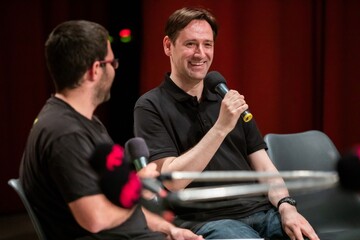 Vyhlásenie päťky René – Anasoft litera gymnazistov 2019 – Ondrej Sokol: Ako som vozil Nórov (Foto: Juraj Starovecký)